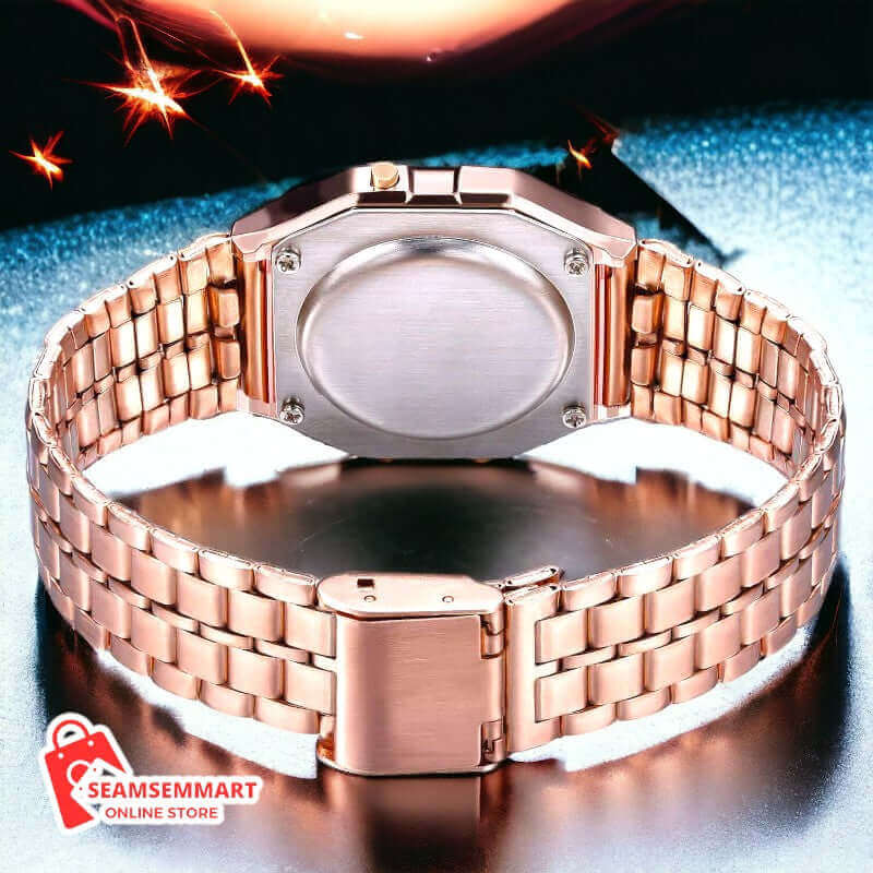 Steel Band Electronic Watch