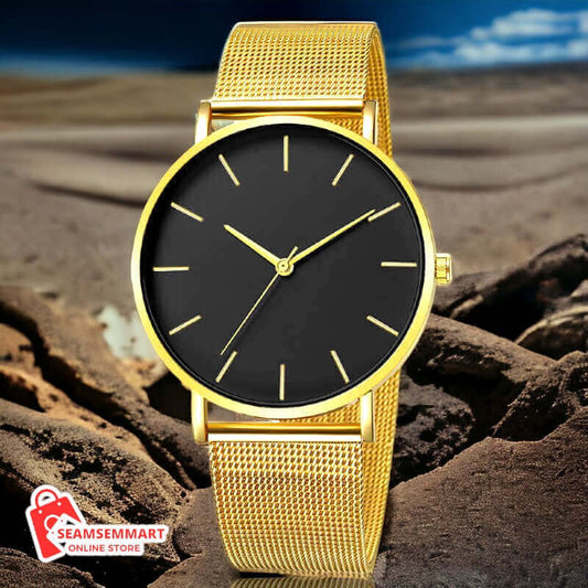 Simple ladies quartz watch