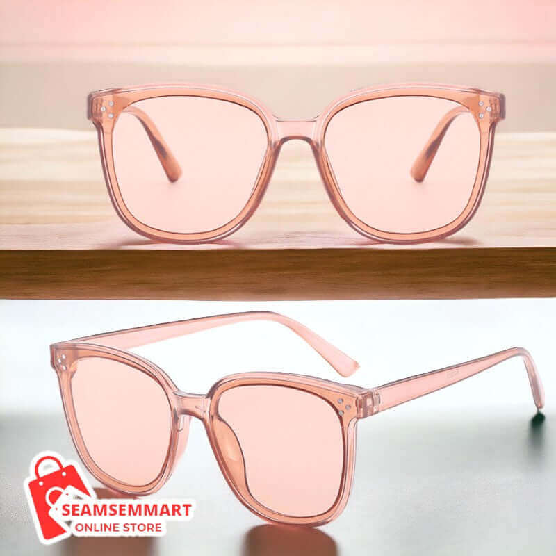 Rimless Square Sunglasses for Women