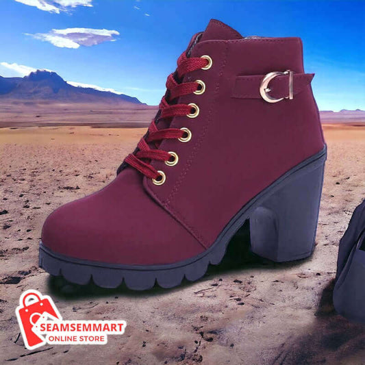 Chunky Heel Boots