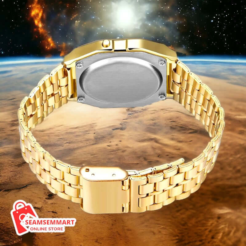 Steel Band Electronic Watch