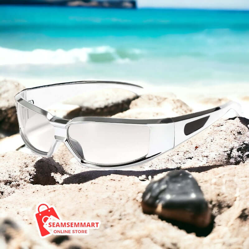 Unisex Oval Frame Sunglasses