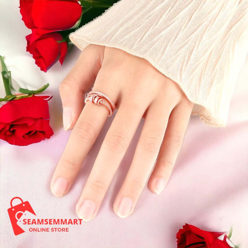 Women's Sterling Silver Rotating Ring