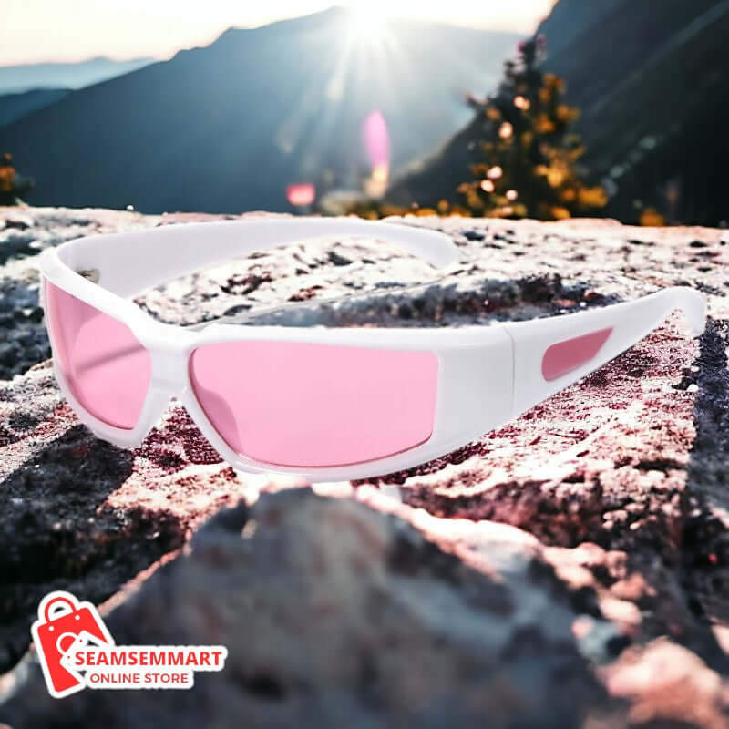 Unisex Oval Frame Sunglasses