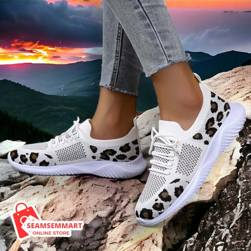 Leopard Print Sneakers for Women