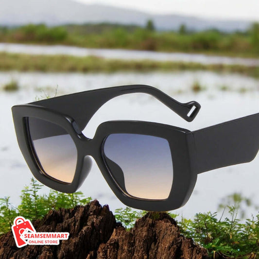 Retro polygon sunglasses