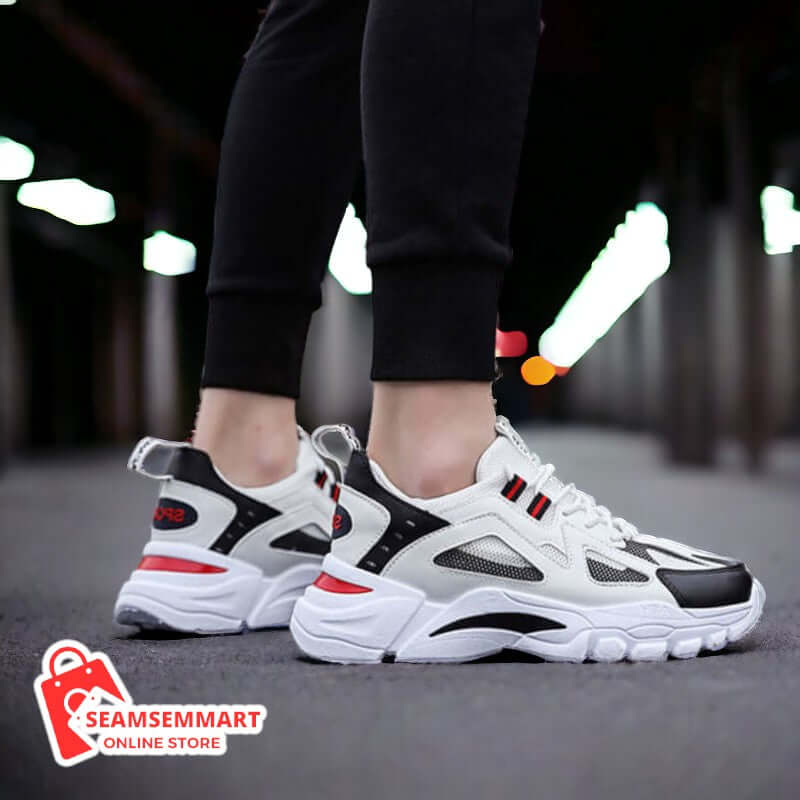 White Sports Sneakers for Men