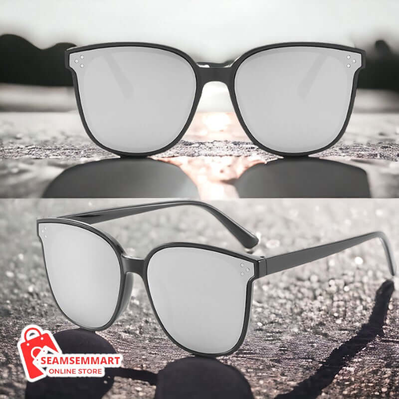 Rimless Square Sunglasses for Women