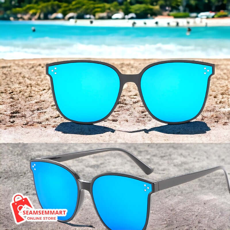 Rimless Square Sunglasses for Women