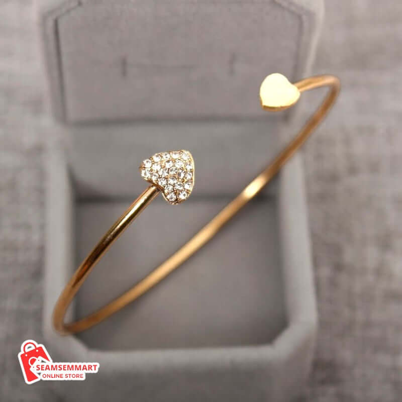 Diamond Heart Bracelet