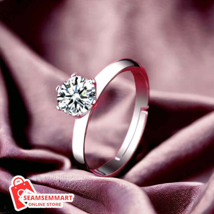 Adjustable Diamond Wedding Ring