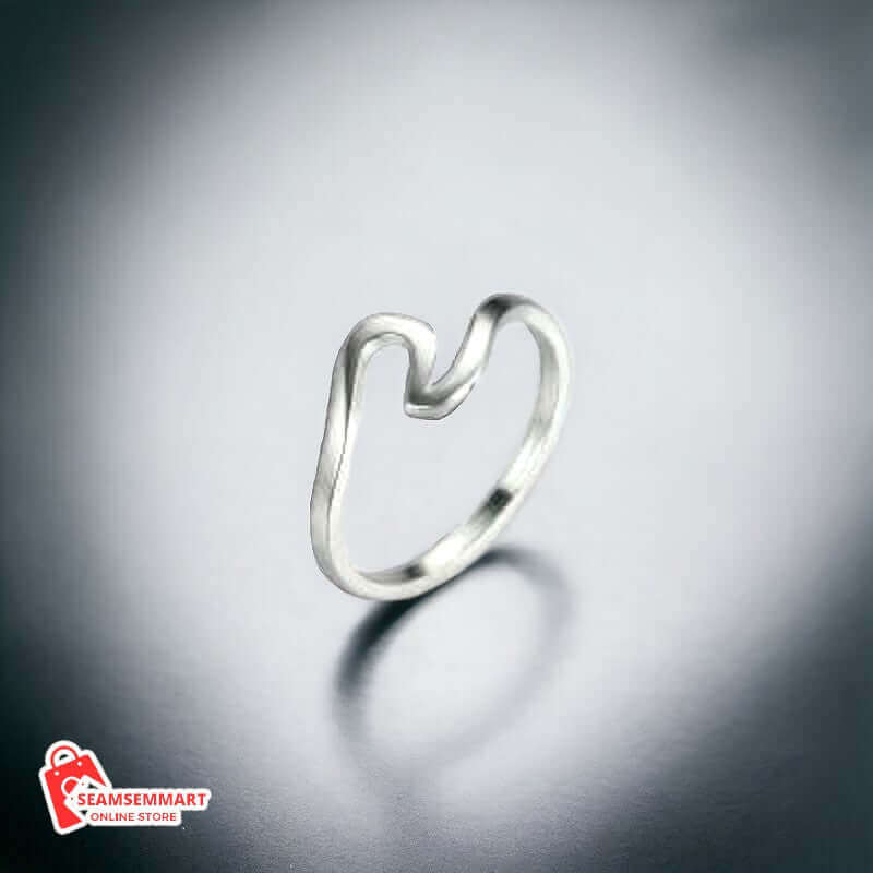 Creative Glossy Geometric Couple Ring