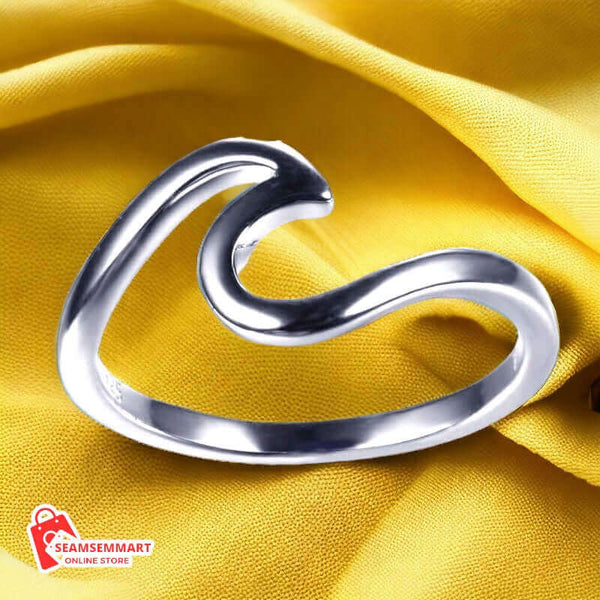 Creative Glossy Geometric Couple Ring