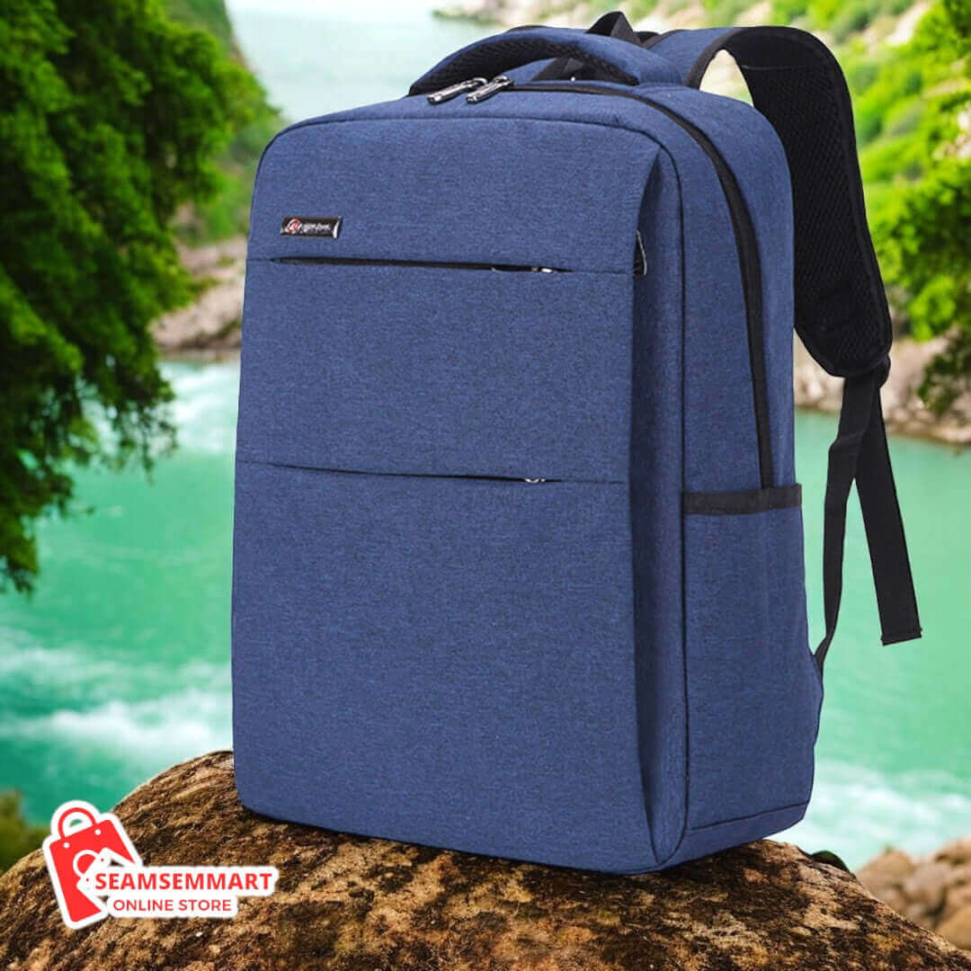 Waterproof and rechargeable backpack laptop bag