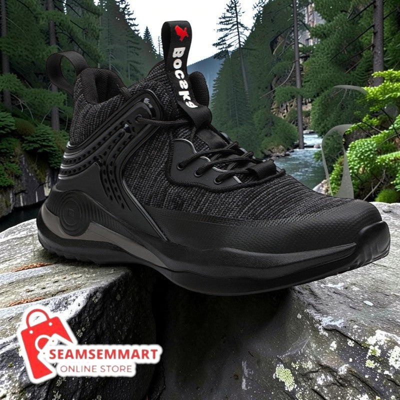 Men's Steel Toe Work Boots – High-Top Puncture Resistant