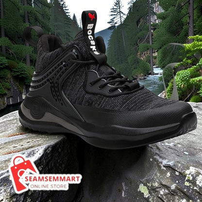 Men's Steel Toe Work Boots – High-Top Puncture Resistant