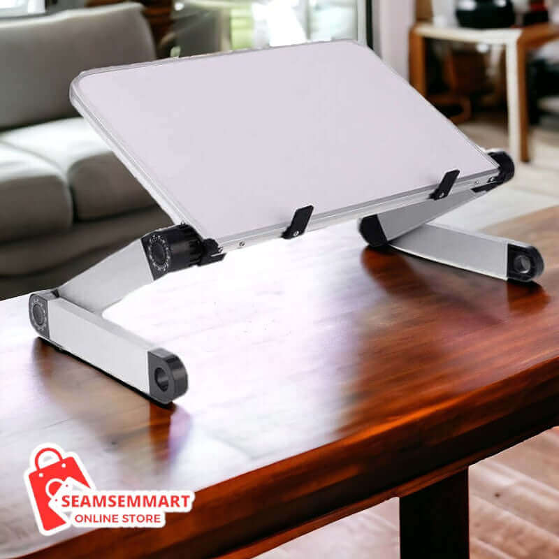 Ergonomic Foldable Laptop Stand and Tablet Holder