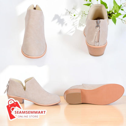Women's High Heel Ankle Boots – Retro Autumn Fashion Boots
