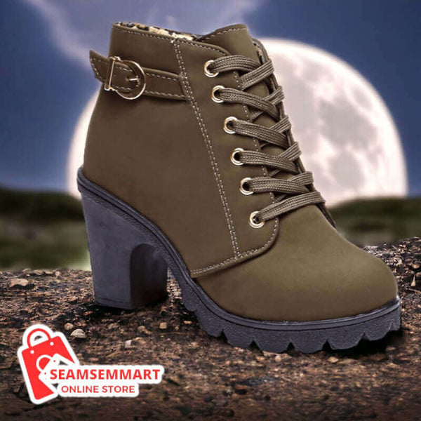 Lace-Up Boots