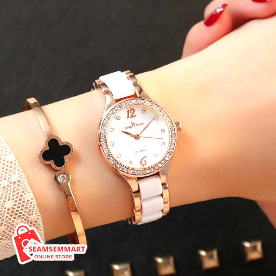 Luxury Women's Quartz Wristwatch