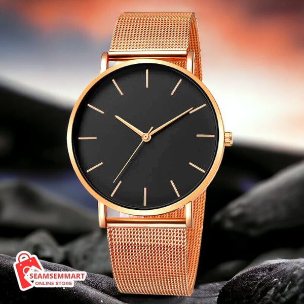 Simple ladies quartz watch