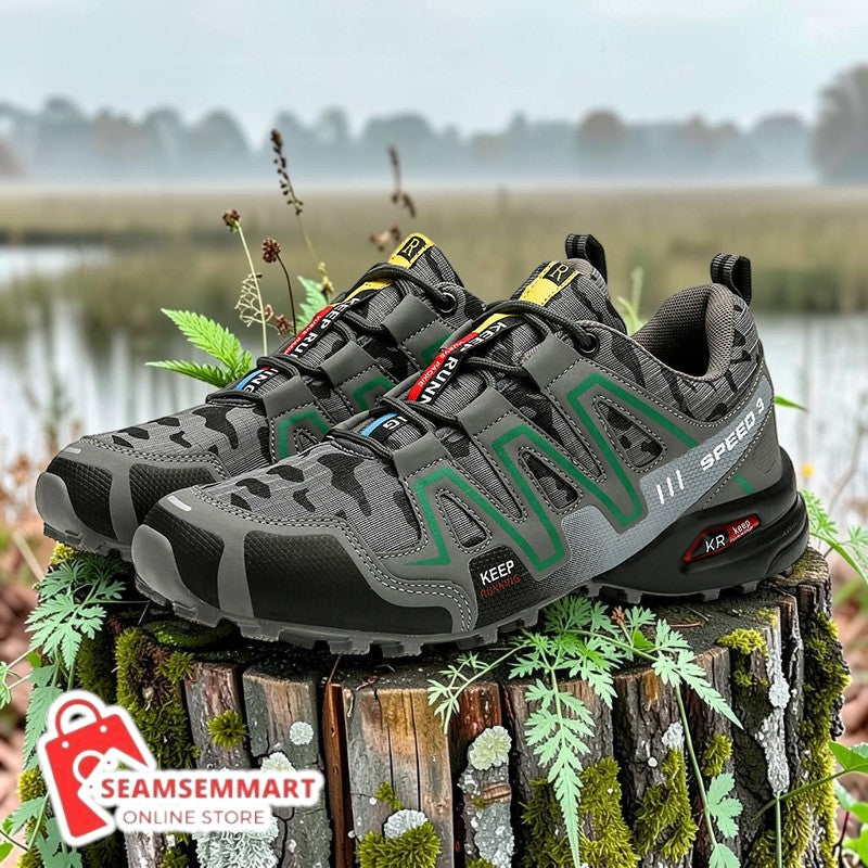 Men's Hiking Shoes – Tactical Non-Slip Trekking Sneakers