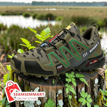 Men's Hiking Shoes – Tactical Non-Slip Trekking Sneakers
