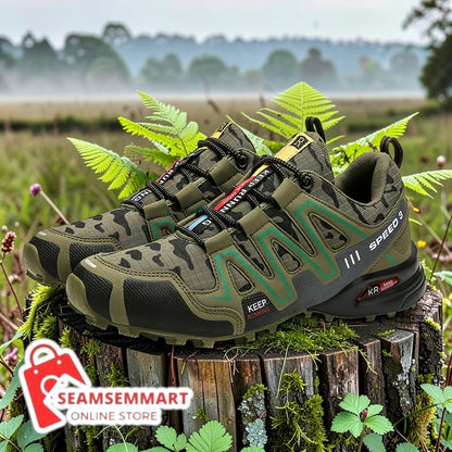 Men's Hiking Shoes – Tactical Non-Slip Trekking Sneakers