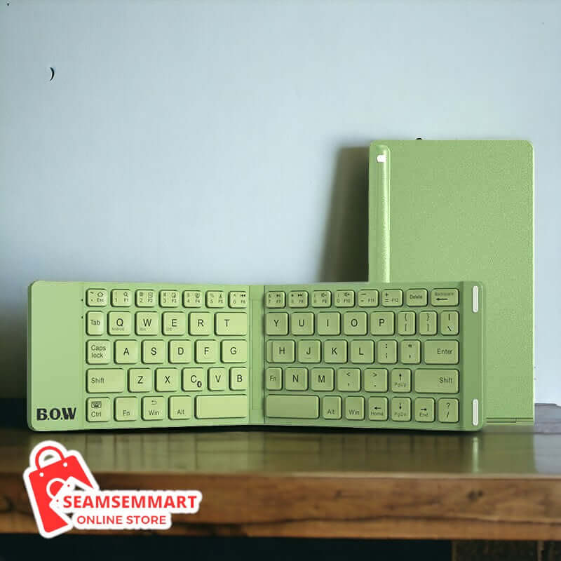 Wireless Foldable Bluetooth Keyboard and Mouse Set