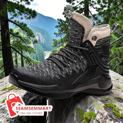 Men's Steel Toe Work Boots – High-Top Puncture Resistant