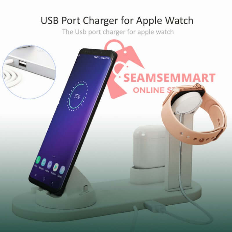 Three in one wireless charger