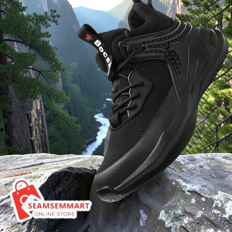Men's Steel Toe Work Boots – High-Top Puncture Resistant