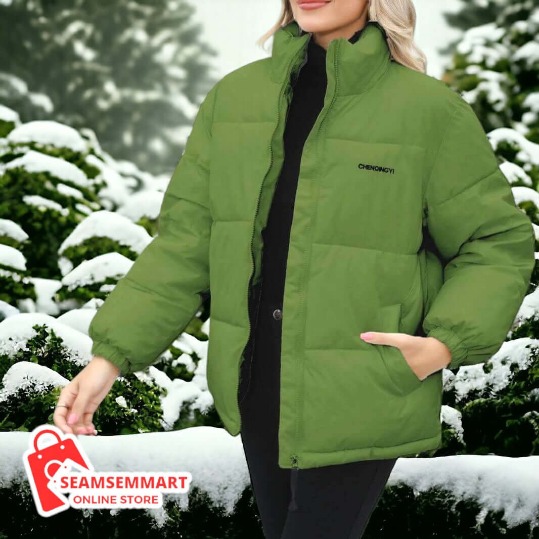 Women's Winter Windproof Down Cotton Coat