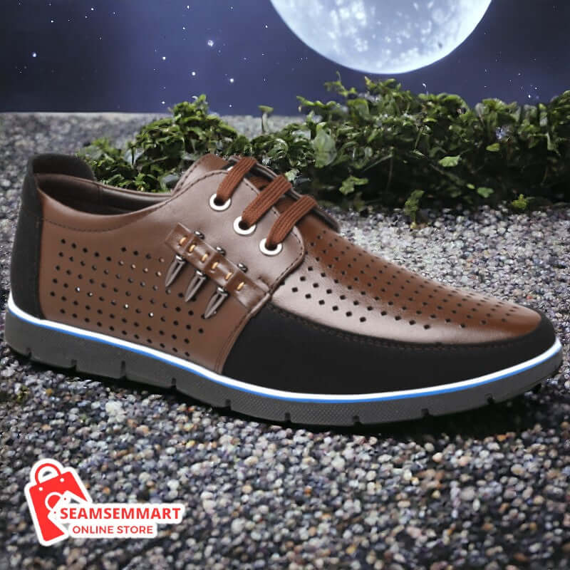 Men's Leather Korean Casual Leather Shoes