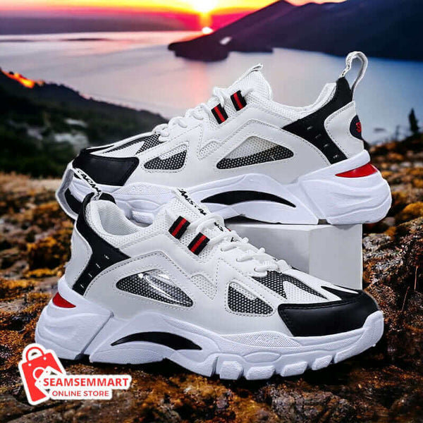 White Sports Sneakers for Men