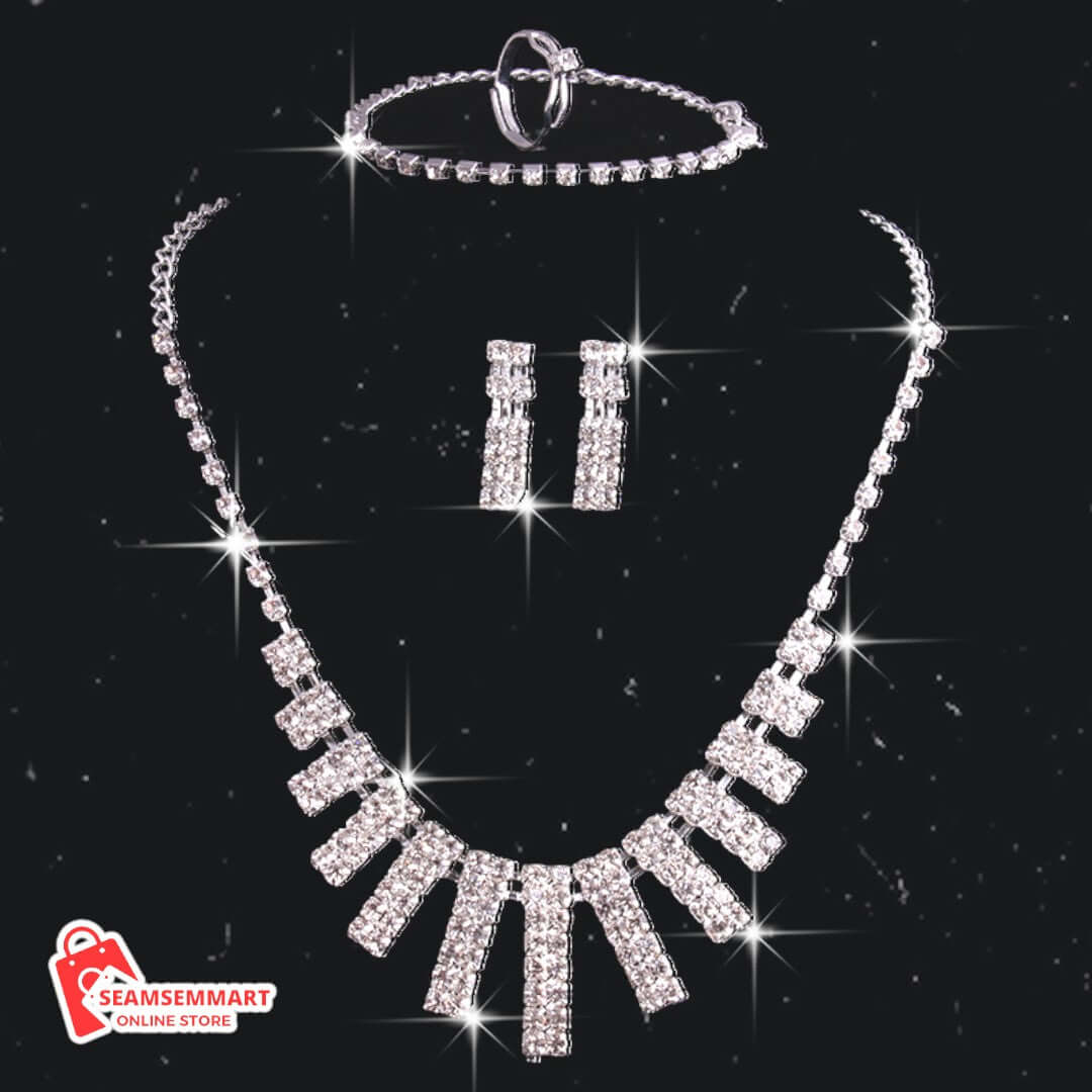 Hao Yue Bridal Crystal Jewelry Set