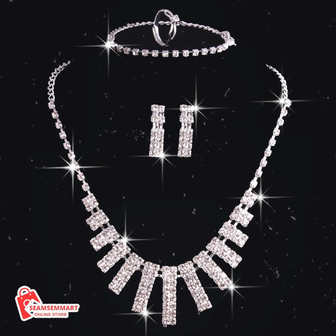 Hao Yue Bridal Crystal Jewelry Set