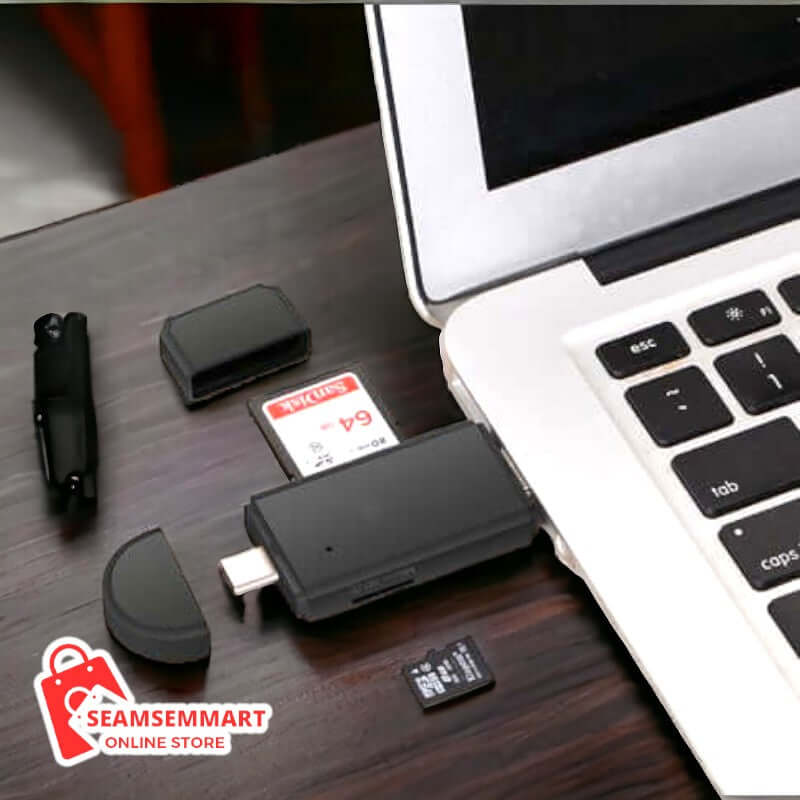 Smart Three-In-One Multi-Function Card Reader
