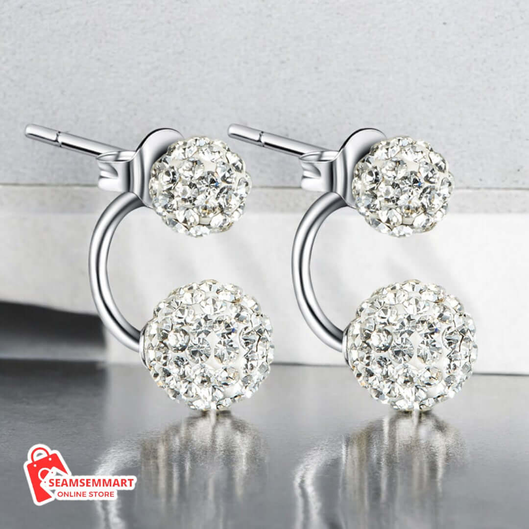 Rhinestone earrings