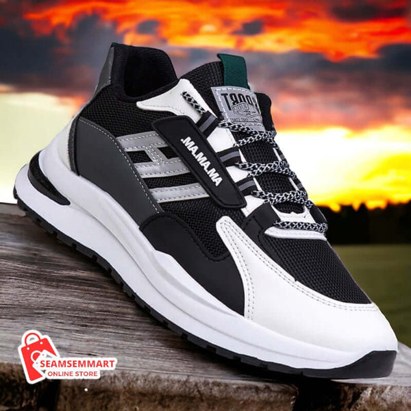 Men's White Sports Sneakers