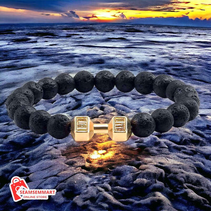 Natural Volcanic Stone Beads Bracelets