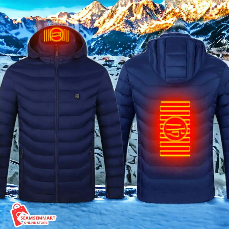 Heated USB Electric Jacket Stay Warm in Winter