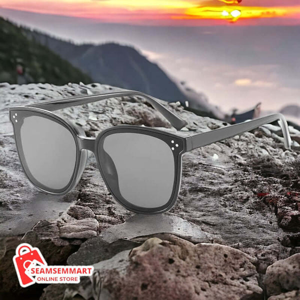 Rimless Square Sunglasses for Women