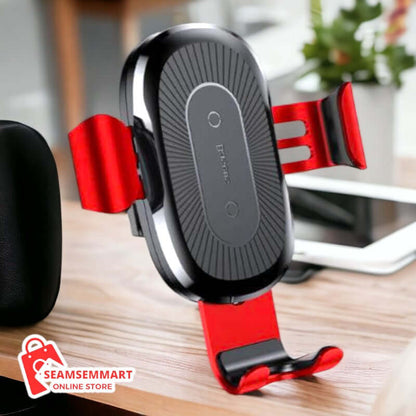 Two-in-One Gravity Bracket Wireless Car Charger