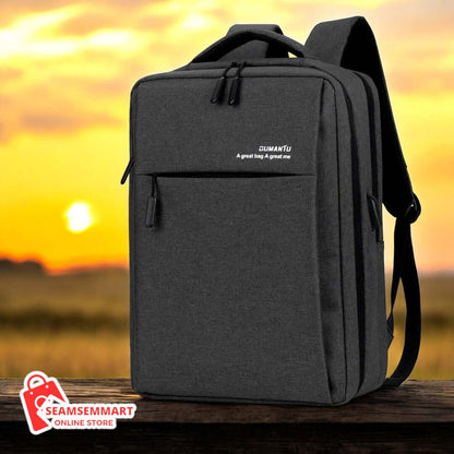 Waterproof and rechargeable backpack laptop bag