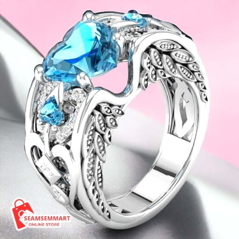 Heart Ruby Ring