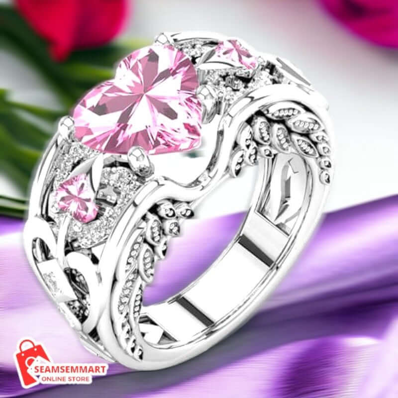 Heart Ruby Ring
