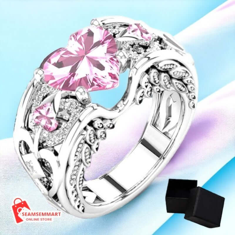 Heart Ruby Ring