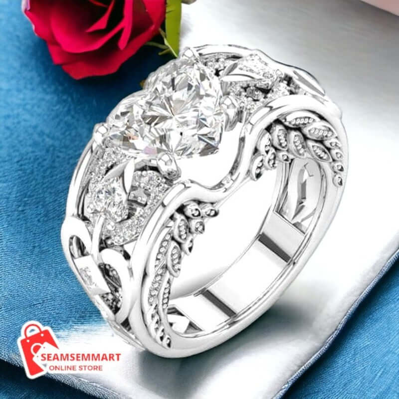 Heart Ruby Ring