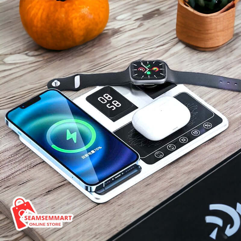 Foldable 4-in-1 Desktop Charger